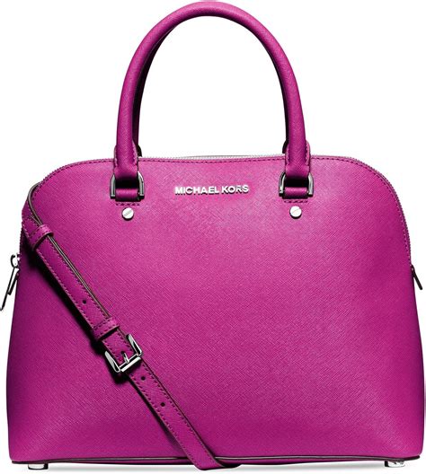 michael kors cynthia large saffiano satchel|Amazon.com: Michael Kors Womens Cynthia Satchel Black .